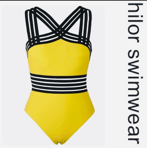 Yellow Hilor swimsuit - Picture 1 of 10